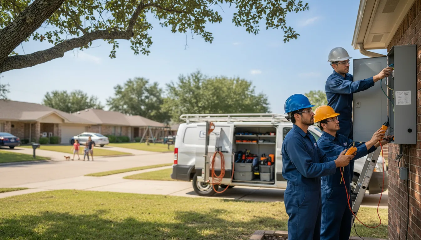 Certified electrician providing emergency electrical services in Macomb, OK
